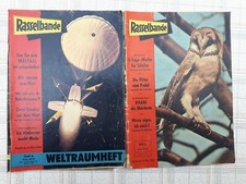 2 Hefte Rasselbande Nr.: 6-1957 + 6-1958 Jugend Zeitschrift
