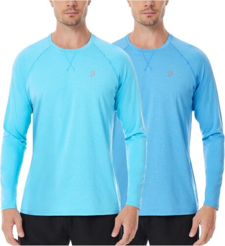 Men's UPF 50+ Long Sleeve Rash Guard Quick-Dry Shirt - UV Protection for Outdoor - Picture 15 of 79