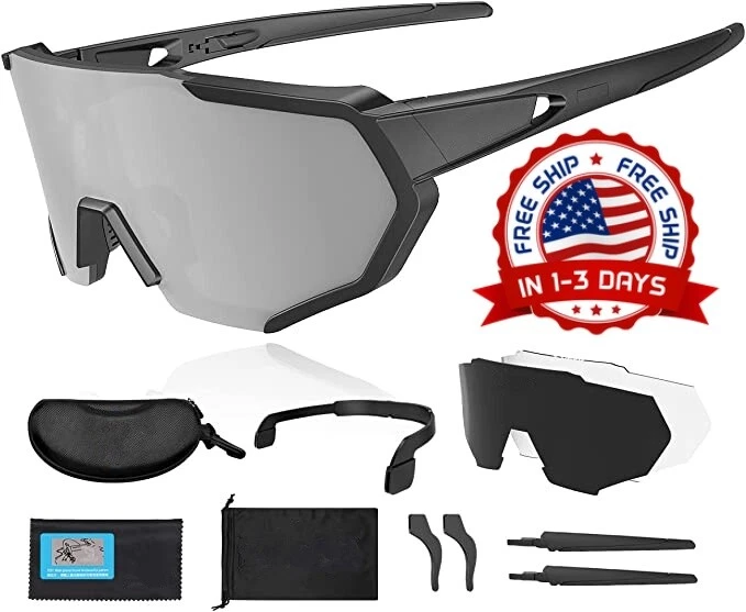 Gafas de sol polarizadas para hombre, gafas de ciclismo para mujer, gafas  de sol deportivas para conducir, bicicleta, pesca, correr