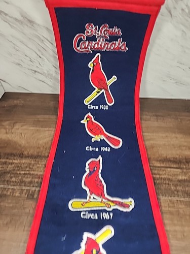☆St. Louis Cardinals MLB Winning Streak Sports Wool Blend Cardinal Logo Banner☆ - Picture 2 of 6