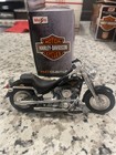 Maisto 1999 Harley-Davidson FLSTF Fat Boy Vivid Black - 1/18 diecast    NO BOX — photo 1