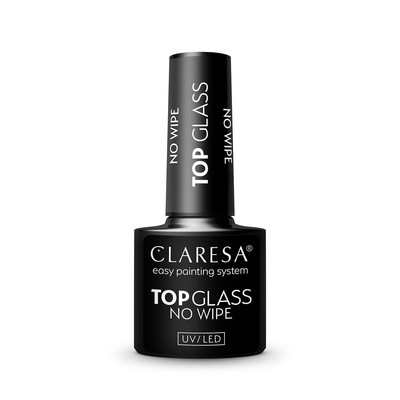 Top Glass No Wipe für UV Nagellacke 5 ml Claresa Top ohne Schwitzschicht