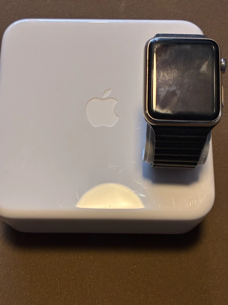 Black Apple Watch Series 1 Stainless Steel Case Smart Watches for