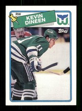  36 Kevin Dineen 11 Hartford Whalers 1988 Topps Hockey Sports Trading Card 