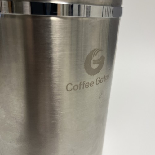 Coffee Gator Canister Stainless Steel Coffee Grounds and Beans Container - Picture 4 of 7