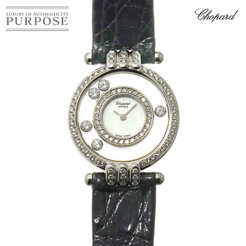 Chopard Happy Diamonds Ladies Watch 20/5605 Diamond Bezel K18WG Used