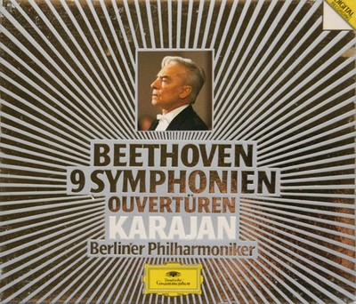 Beethoven / Karajan / Berliner Philharmc - 9 Symphonies, Overtures (6xCD Boxset)