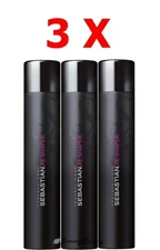 Sebastian 3 PACK Re-Shaper Strong Hold Hair Spray 10.6 oz PACK of 3