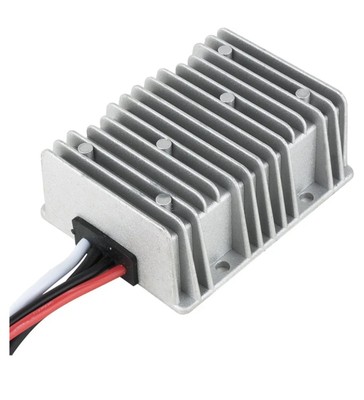 uxcell New Big-Size Waterproof DC 12V Step-Up to DC 48V 8A 384W Car Power Supply