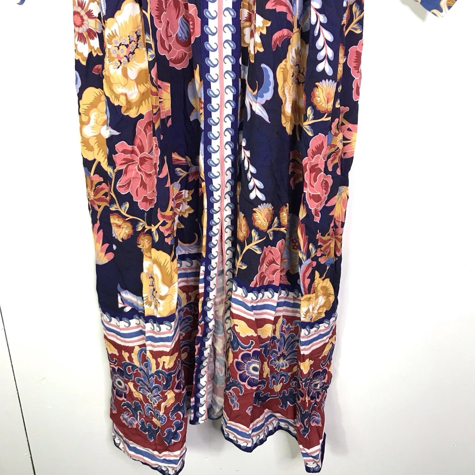 Soft Surroundings Dress Womens PS Parry Maxi Colorful Floral Maximalist Tapestry - Image 4 of 4