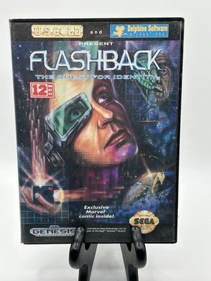 Flashback The Quest for Identity Case (SEGA Genesis) Authentic BOX ONLY No Game