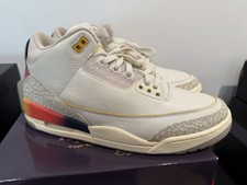Air Jordan 3 Retro SP J Balvin 'Medellin Sunset' Sneakers Sz 10.5