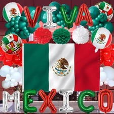 Mexican Independence Day Party Decorations,108PCS Mexican Theme Party Decor