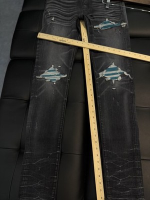パンツ 32 AMIRI MX1 JEAN STORM GREY AMIRI Suede Mx1 Jean Storm Grey Men's - FW25 - US