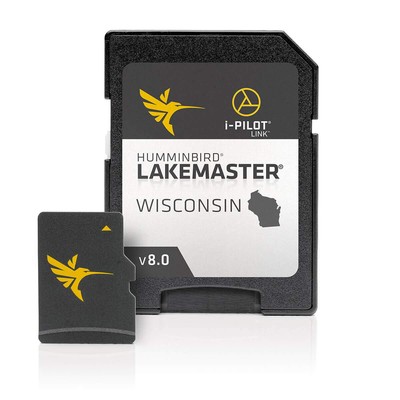 600025-7 LakeMaster Wisconsin V8 Digital GPS Maps Micro Card
