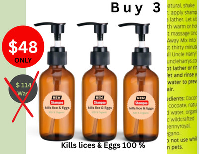organic Shampo killer lices