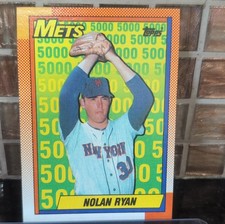 Topps 1989 Nolan Ryan New York Mets The Mets Years #2 Baseball Card
