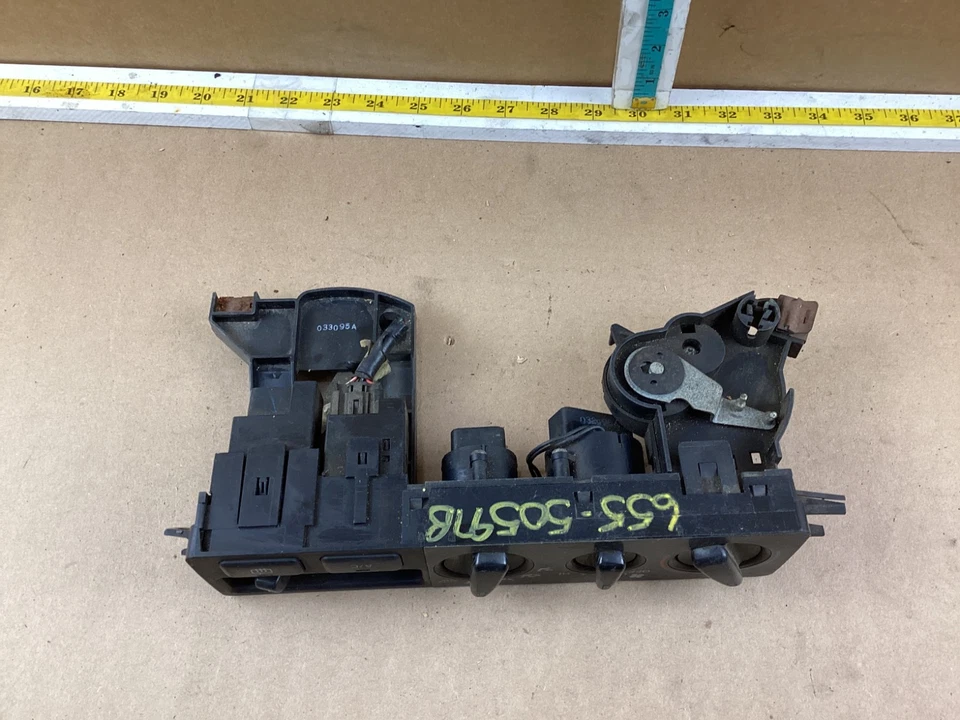 Toyota Camry 1992-1996 control de temperatura de aire acondicionado 655-50597 OEM Foto 3 de 4