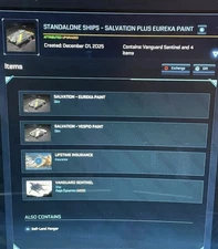 Star Citizen CCUed Vanguard Sentinel Ship with LTI