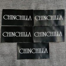 Chinchilla Label Etiketten 10 Stück Black NEU! NEW! 
