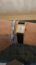 Vintage Certina Tank Mechanical Wind Up Unise...