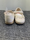 Rachel Shoes Lil Selene Shoes Girls Size 8M Beige Pearl Glitter Butterfly Dress — photo 3