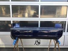 474719 Stoßstange hinten / Stoßfänger Skoda Octavia II (1Z) Tiefseeblau LF5U