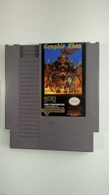 Genghis Khan -- NES Nintendo Original Classic Authentic Game TESTED GUARANTEED