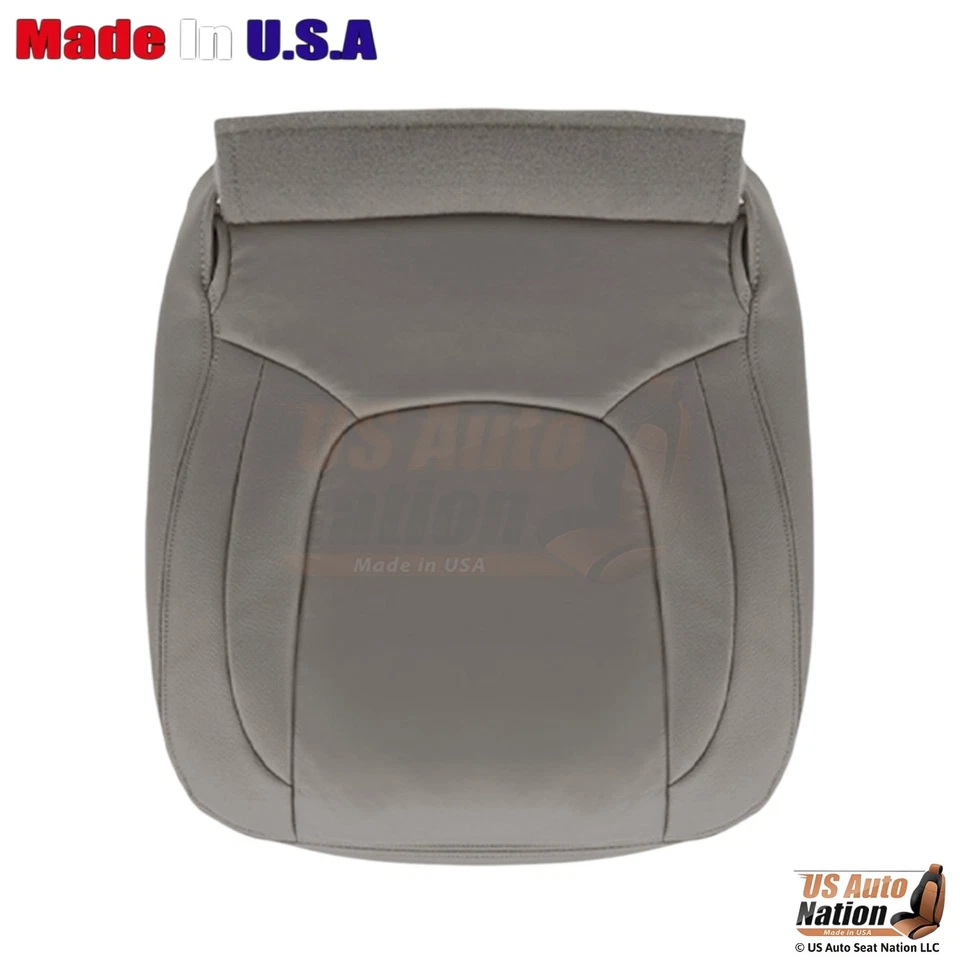 2004-2005 Fits Dodge Ram 3500 Laramie SLT Leather & Suede Driver Side Covers Tan - Image 2 of 4