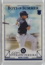 2024 Panini Boys of Summer Blue 20/99 Everson Pereira #41 11nq