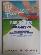 BOB DYLAN ERIC CLAPTON THE PICNIC BLACKBUSHE AERODROME 15 JULY 1978 40 PAGES