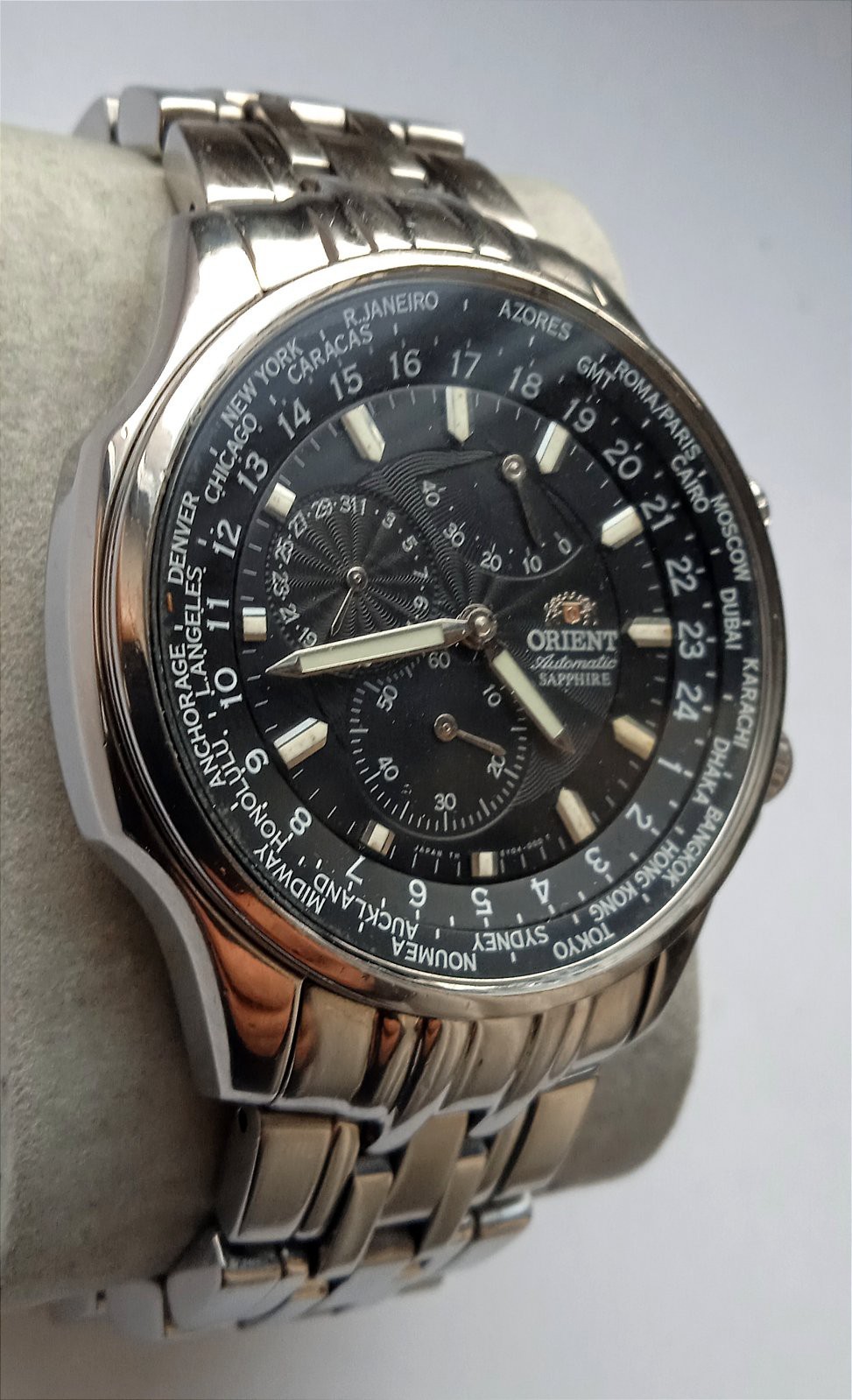 Orient Executive World Automatic Watch Stainless … - image 2