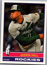 2025 Topps Heritage #398 Jaden Hill
