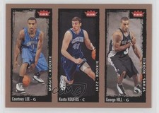2008-09 Fleer Courtney Lee Kosta Koufos George Hill #243 0ru6
