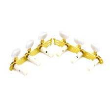Gold Plated Classical Guitar Tuners Tuning Peg with Keys Machine Heads 3R3L