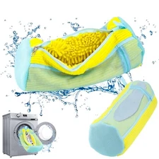Shoe Washing Bags for Washing Machine – Durable Shoe Washing Large Yellow