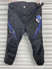 Alpha Cycle Gear Motorcycle Racing Pants Mens 42x30 Black Padded Moto
