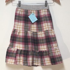 Skirt Flannel Girls 2/3 Pink Plaid Ruffle Tier Long Cotton Mom and Pop's Kids