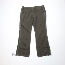 Vintage 90s Y2K Babydoll Womens 38x32 Faded Baggy Wide Leg Flare Cargo Pants