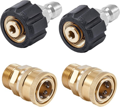 #ad Pressure Washer Quick Connect Fittings M22 14mm to 3 8 Inch $23.23
