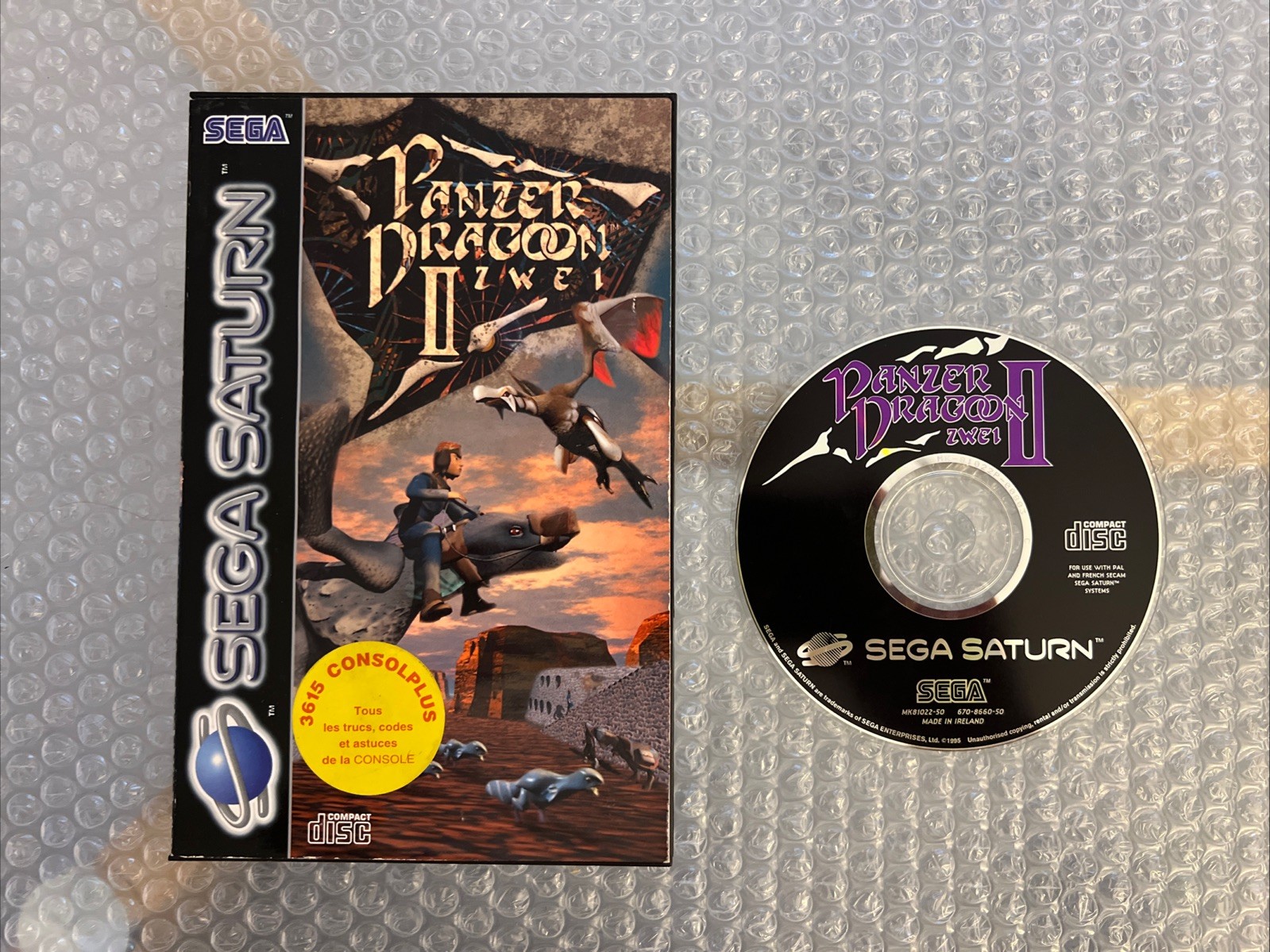 Panzer Dragoon II 2 Zwei - Sans Notice PAL - Sega Saturn FRA/EUR
