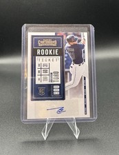 2020 Panini Contenders Abraham Toro Rookie Ticket Variation Auto Card Houston. rookie card picture