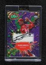 2024 Splat Baseball Tri-Color 10 Rainbow Foil 1/1 Edwin Arroyo Auto 16wc