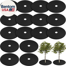 16 Pcs 32. 2 Inch Non Woven Tree Mulch Ring