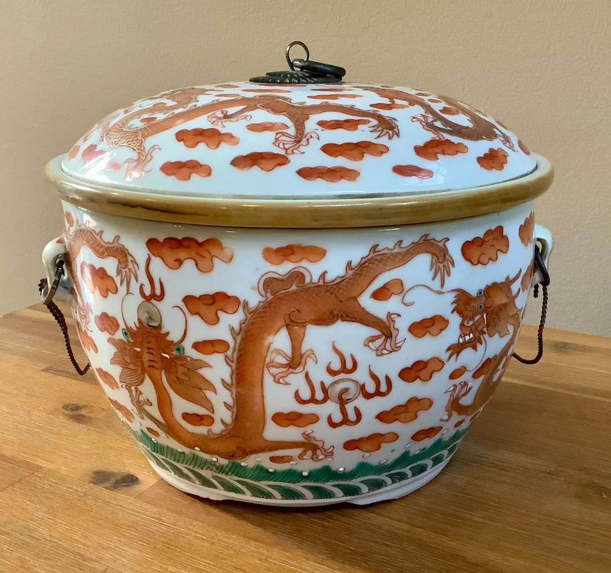 陶瓷中国古董碗红色| eBay