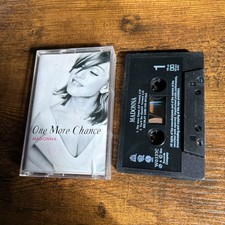 MADONNA ONE MORE CHANCE CASSETTE  tape SINGLE tested excellent condition 