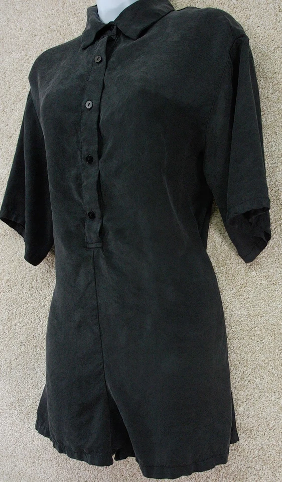 Mameluco negro manga corta ZARA para mujer talla XS defecto menor (ver foto por defecto) Foto 2 de 4