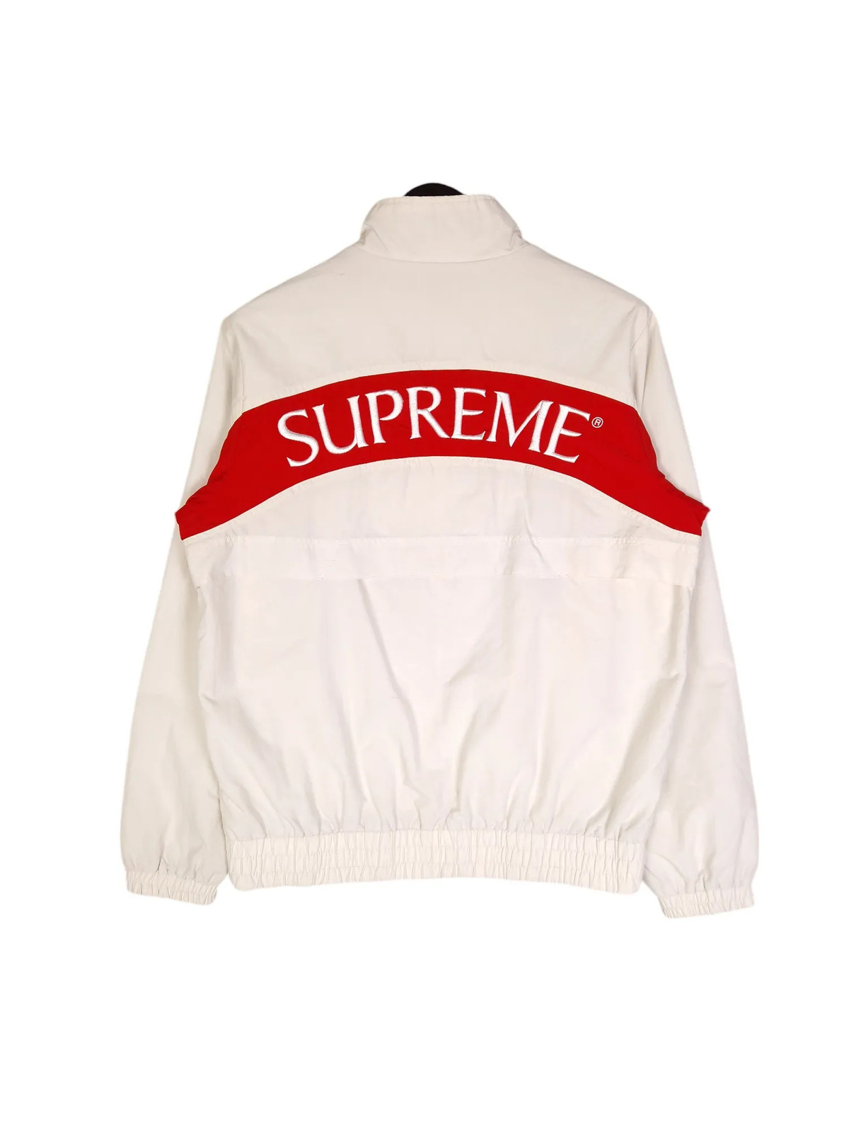 Supreme Arc Shell Jacket Size Medium In White Men's Lightweight Track Top thumbnail 2