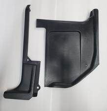 1970-1971 Ford Torino Montego Mercury Cyclone Gt 2dr Right Kick Panels Black Oem 1970-1971 Ford Torino Montego Mercury Cyclone Gt 2dr Right Kick Panels Black Oem