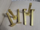 6 Pack Gold Metal For 3 Floating Shelves 8 Inch Heavy Duty Wth Screws New Opn Bx — photo 3